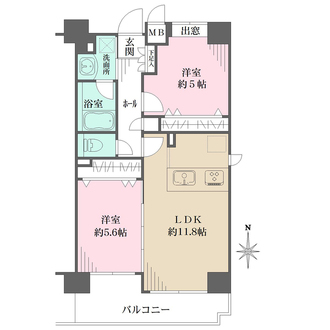 グランシティ天王洲アイルの間取図