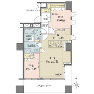 ザ・パークハウス大森タワーの間取図