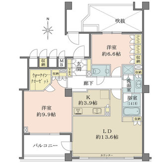 びゅう高輪ヒルズの間取図