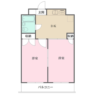 スカイコート品川第２の間取図