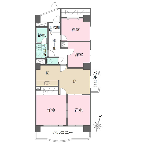 シティコーポ尾頭橋1号館の間取図