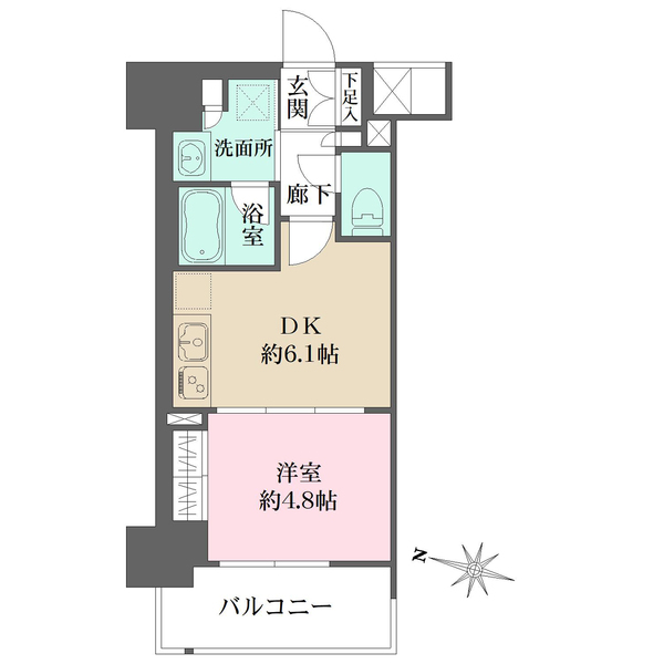 プレサンスロジェ名古屋駅GATE FRONTの間取図