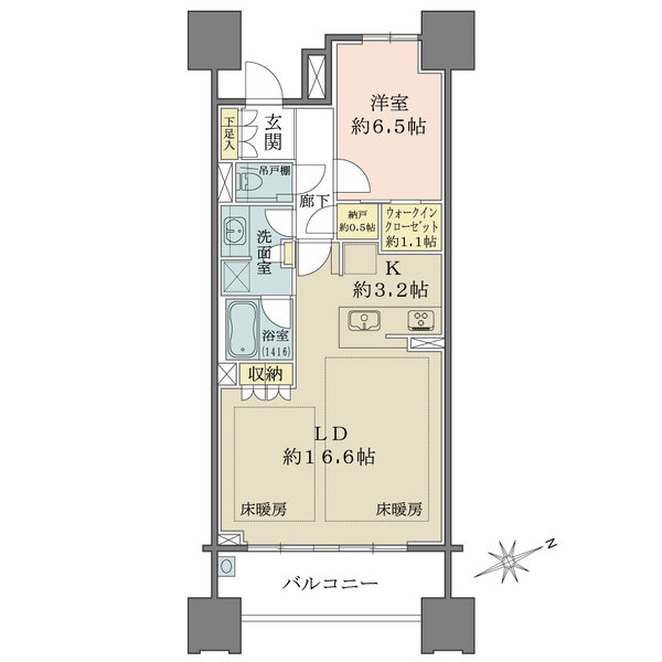ザ・パークハウス名古屋の間取図