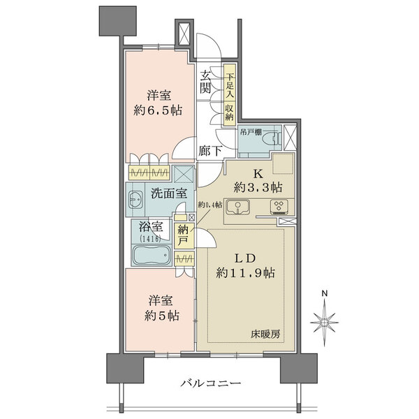 ザ・パークハウス岐阜の間取図