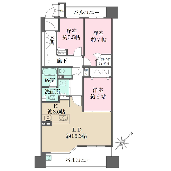 パークハウス八事の丘の間取図