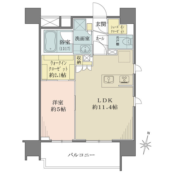 デュオヴェール久屋大通の間取図