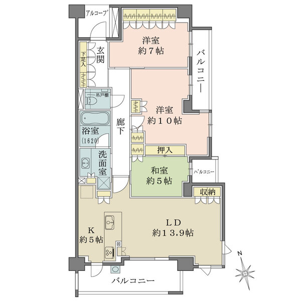 ザ・パークハウス池下の間取図