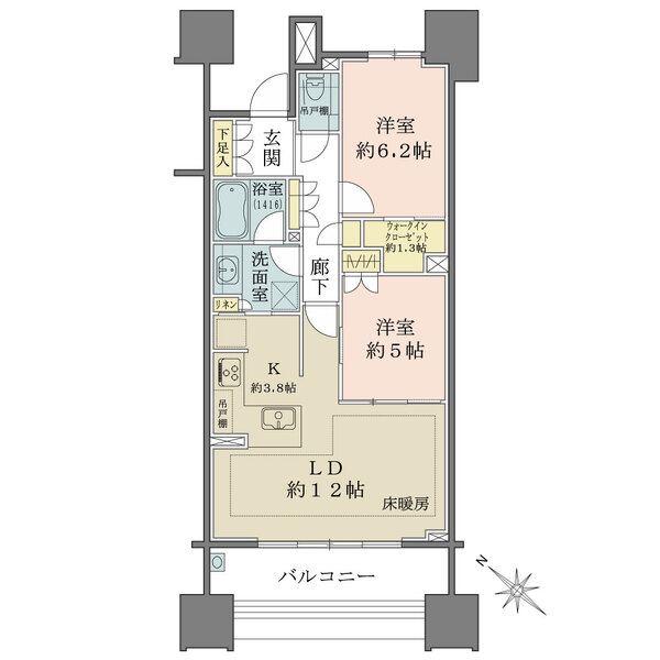 ザ・パークハウス名古屋の間取図