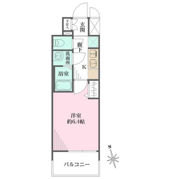 プレサンスTHE新栄の間取図