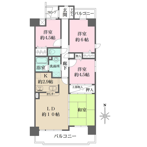 藤和シティコープ刈谷駅前IIIの間取図