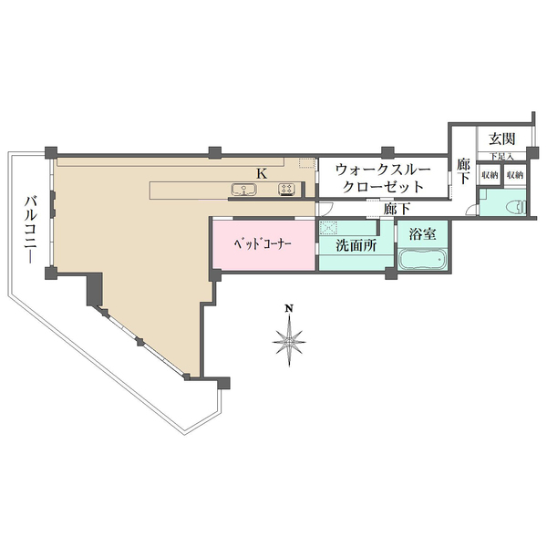 ザ・シーン城北アストロタワーの間取図