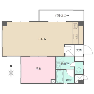 寿ゞやマンション芳野の間取図