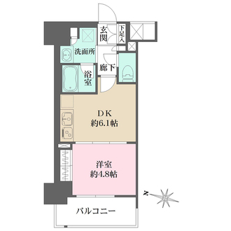 プレサンスロジェ名古屋駅GATE FRONTの間取図