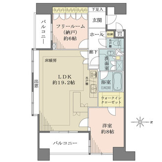 ライオンズシティ栄本町通の間取図