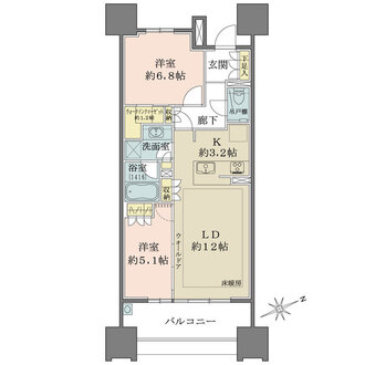 ザ・パークハウス名古屋の間取図