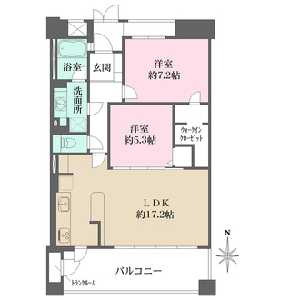 藤和シティホームズ栄の間取図