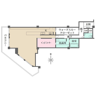 ザ・シーン城北アストロタワーの間取図