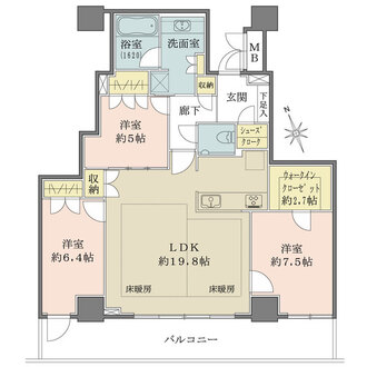 グランスイート千種タワーの間取図