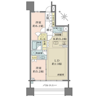 ザ・パークハウス名古屋の間取図