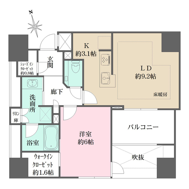 ザ・パークハウス上前津フロントの間取図