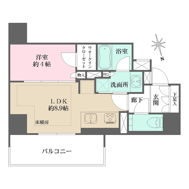 ザ・パークハウス上前津フロントの間取図