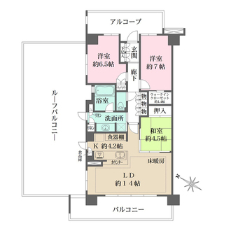 ザ・パークハウス相生山の間取図