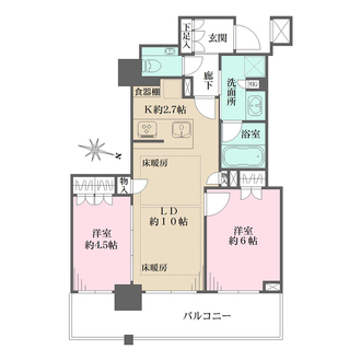 ザ・パークハウス久屋大通ローレルタワーの間取図