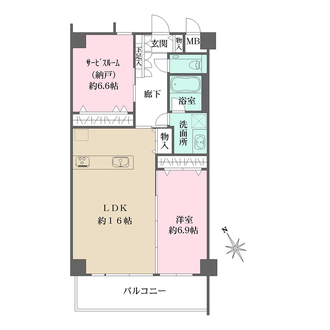 カーサケラサスの間取図