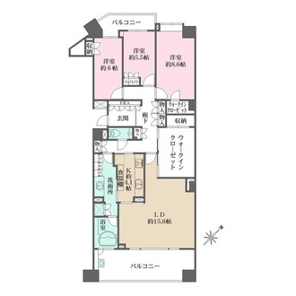 フォレスト東山パークハウスＤの間取図
