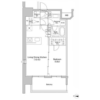 ザ・パークハビオ新栄の間取図
