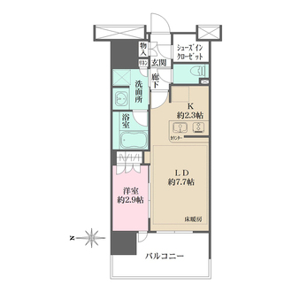 リニアゲートタワー名古屋の間取図
