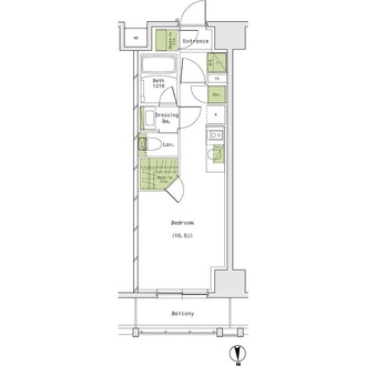 ザ・パークハビオ名古屋松原の間取図