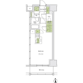 ザ・パークハビオ名古屋松原の間取図