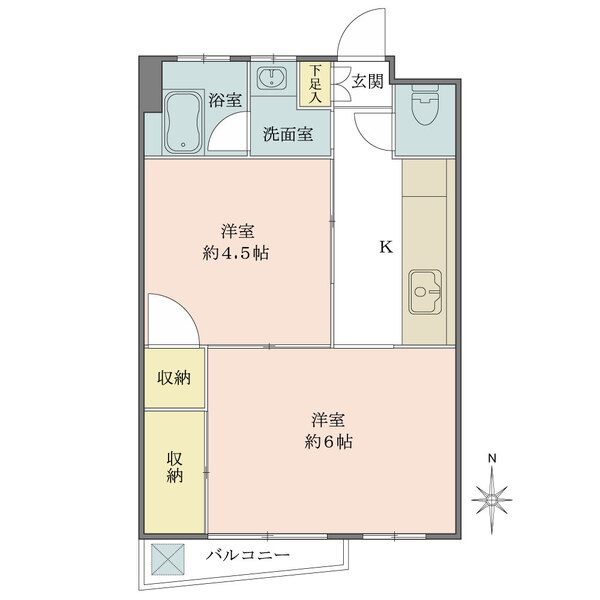 マルヨネマンションの間取図