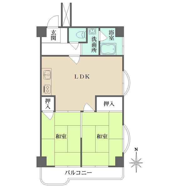 パークハイツ高島平の間取図