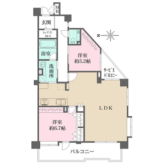 ローヤルシティ北赤羽の間取図