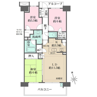 BELISTA戸田公園東の間取図