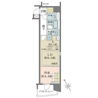 ザ・パークハウス赤羽フロントの間取図