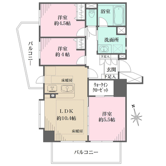 ドラゴンマンション赤羽壱番館の間取図