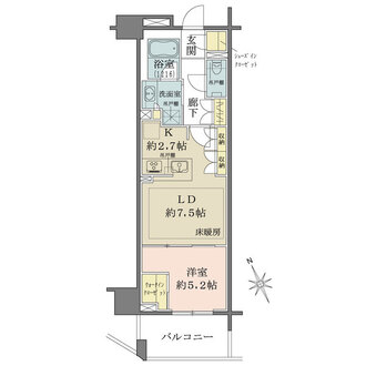ザ・パークハウス赤羽フロントの間取図