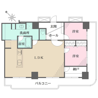 スカイフロントタワー川口の間取図