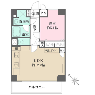 マンションアクロス西巣鴨の間取図