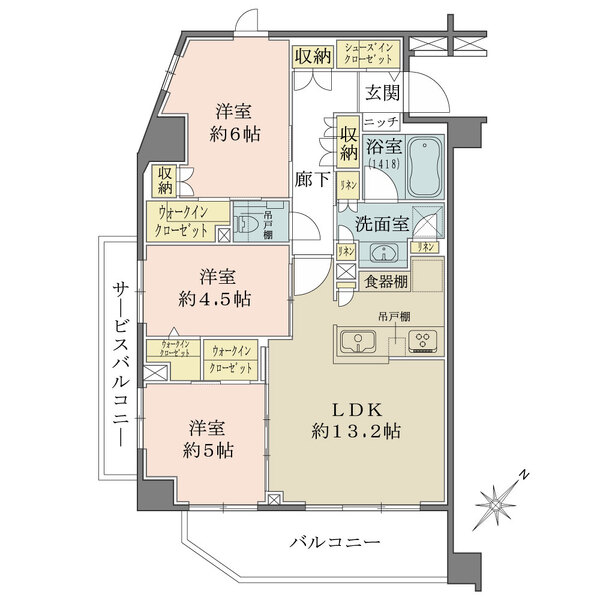 エクセレントシティ千葉THE ANNEXの間取図