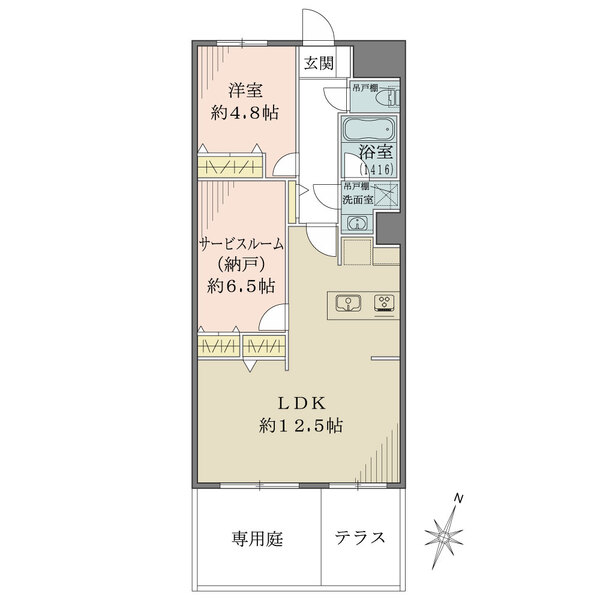 ライオンズマンション船橋飯山満台の間取図
