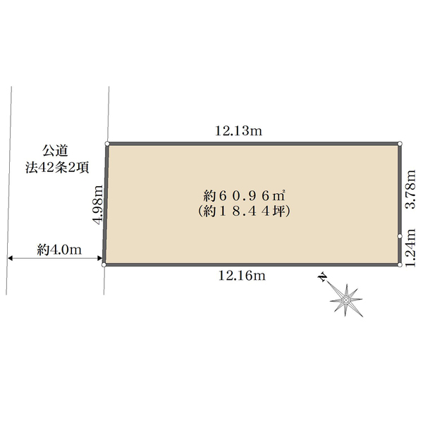 第2区画の間取図