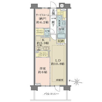 ヒルズグランデ稲毛パークフロントの間取図