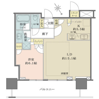 津田沼ザ・タワーの間取図