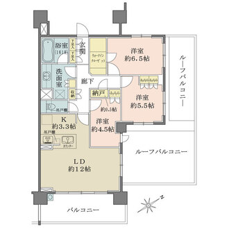 ブランズシティ津田沼奏の杜の間取図