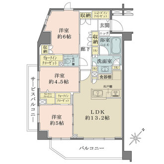 エクセレントシティ千葉THE ANNEXの間取図