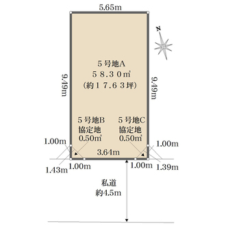5号地の間取図